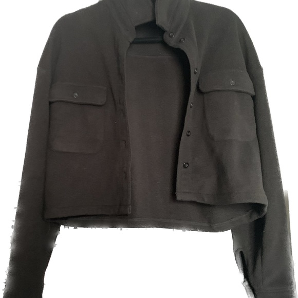 Recycled polar fleece shacket - Picture 3 of 5